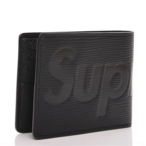 supreme and lv wallet|supreme louis vuitton wallet black.